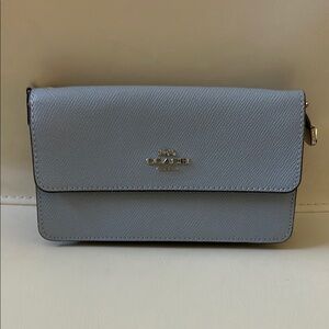 Coach blue wallet